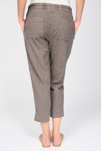 Pantalon Easy Fit À Rayures - Pigment River Rock - Femme