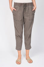 Pantalon Easy Fit À Rayures - Pigment River Rock - Femme