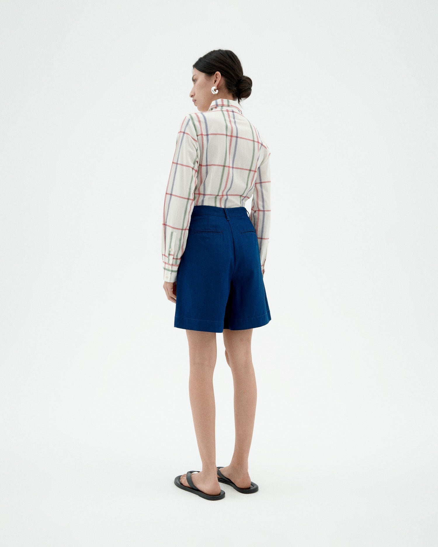 Short azul hemp Lia sostenible-4