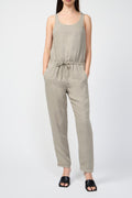 Combinaison Tencil Linen Blend Romper - Silt Pigment - Femme
