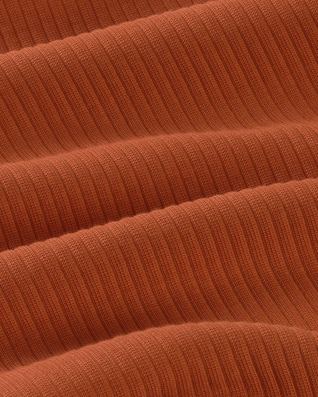 Top rib rojo Julia sostenible silueta - 2