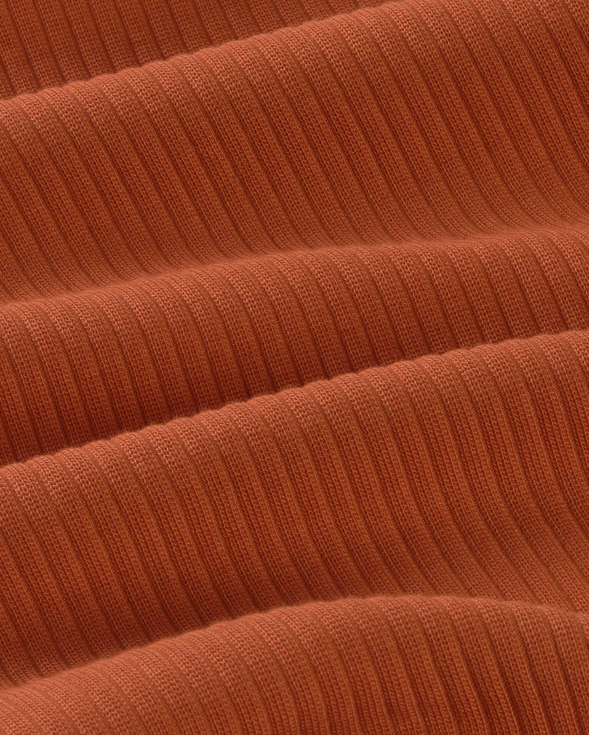 Top rib rojo Julia sostenible silueta - 2