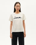 Camiseta blanca love Ida sostenible-1