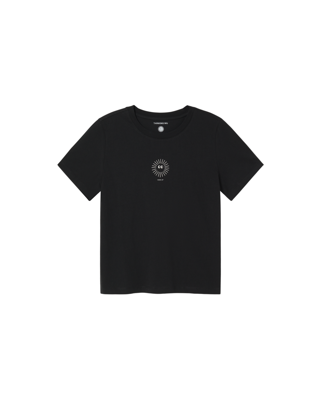 Camiseta negra soleil Ida - silueta 1