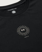 Camiseta negra soleil Ida - silueta 2