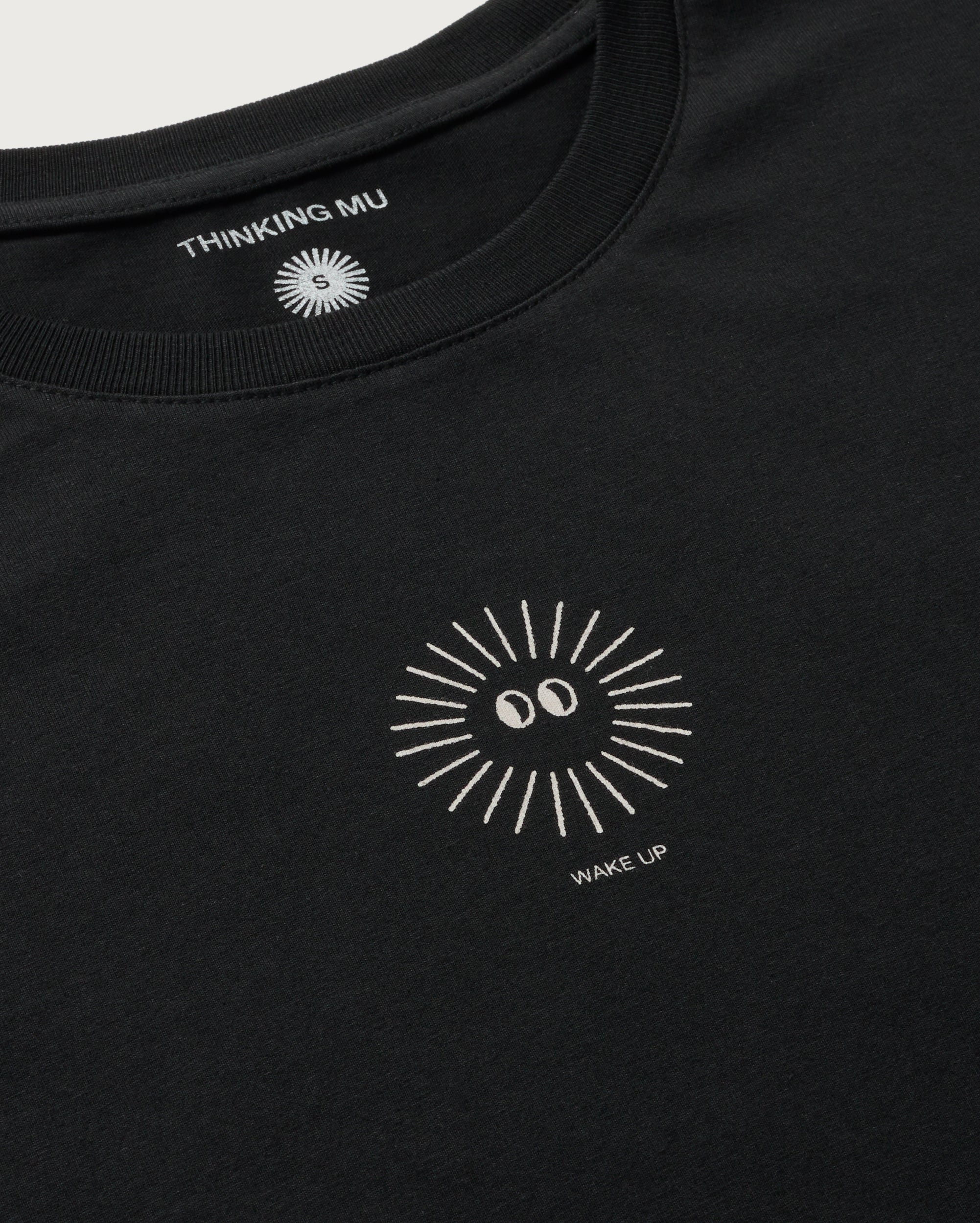 Camiseta negra soleil Ida - silueta 2