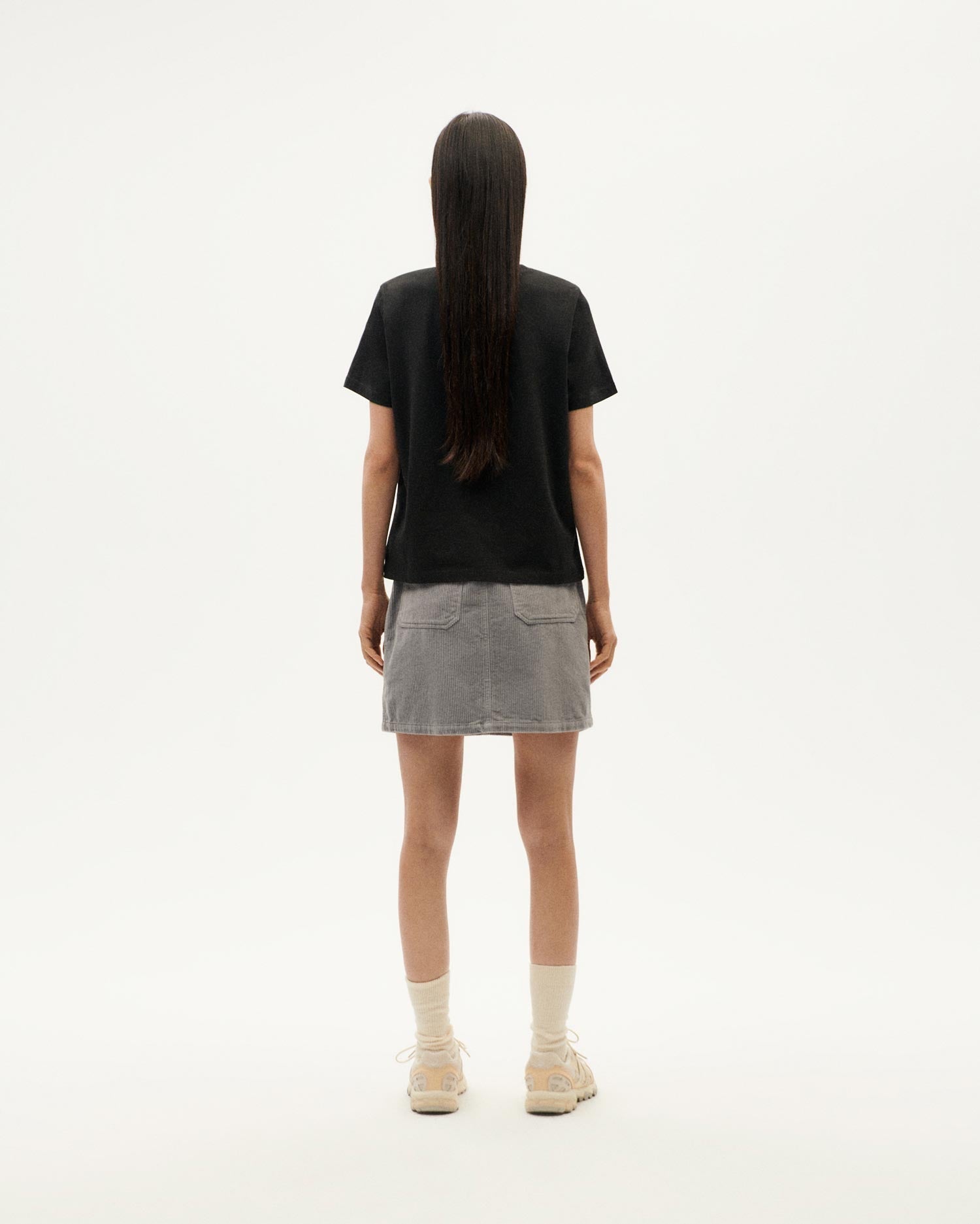 Camiseta negra soleil Ida sostenible-4