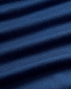 Camiseta gruesa azul hemp Freire sostenible - silueta 2