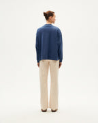 Camiseta gruesa azul hemp Freire sostenible-4
