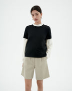 Camiseta negra sol type Ida sostenible-1