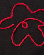 Camiseta bordada a mano flower Volta sostenible silueta - 2