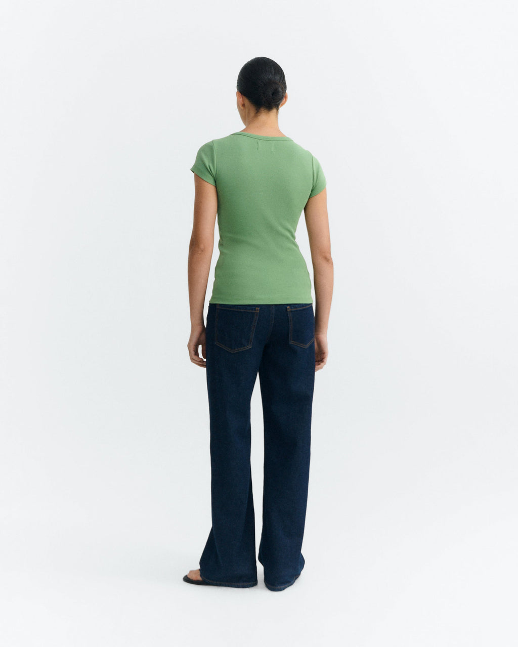 Camiseta slim verde Mirna-R sostenible - 4