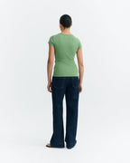 Camiseta slim verde Mirna-R sostenible - 4
