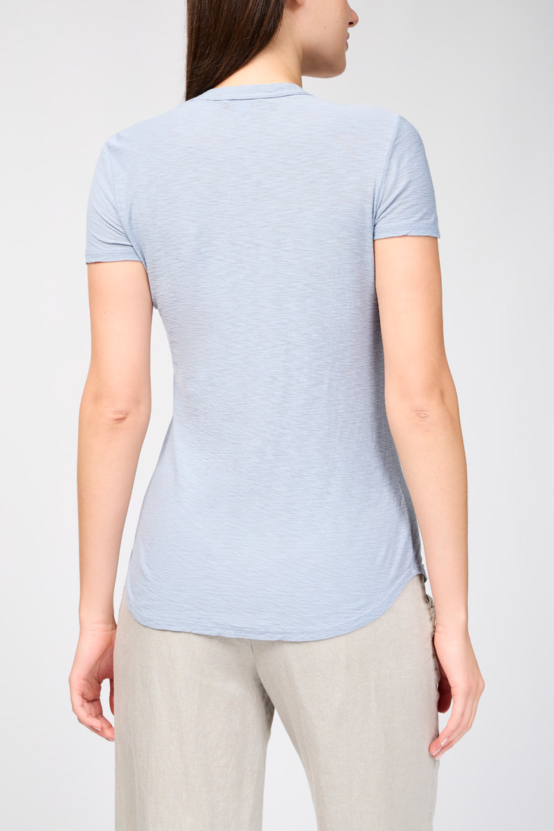 T-Shirt Ras Du Cou Transparent Flammé - Aura - Femme