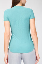 T-Shirt Ras Du Cou Transparent Flammé - Sprite - Femme