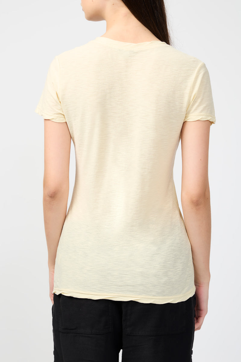 T-Shirt Décontracté Avec Reliure Inversée - Gesso - Femme