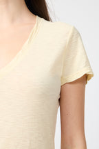 T-Shirt Décontracté Avec Reliure Inversée - Gesso - Femme