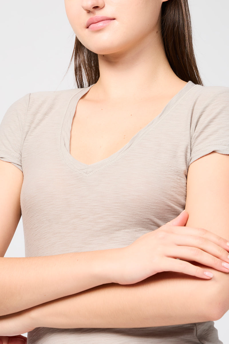 T-Shirt Décontracté Avec Bordure Inversée - Silt - Femme
