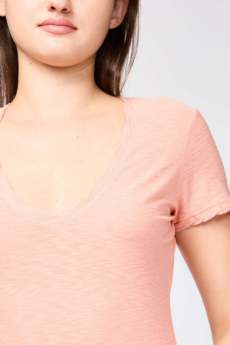 T-Shirt Décontracté Avec Bordure Inversée - Spritz - Femme