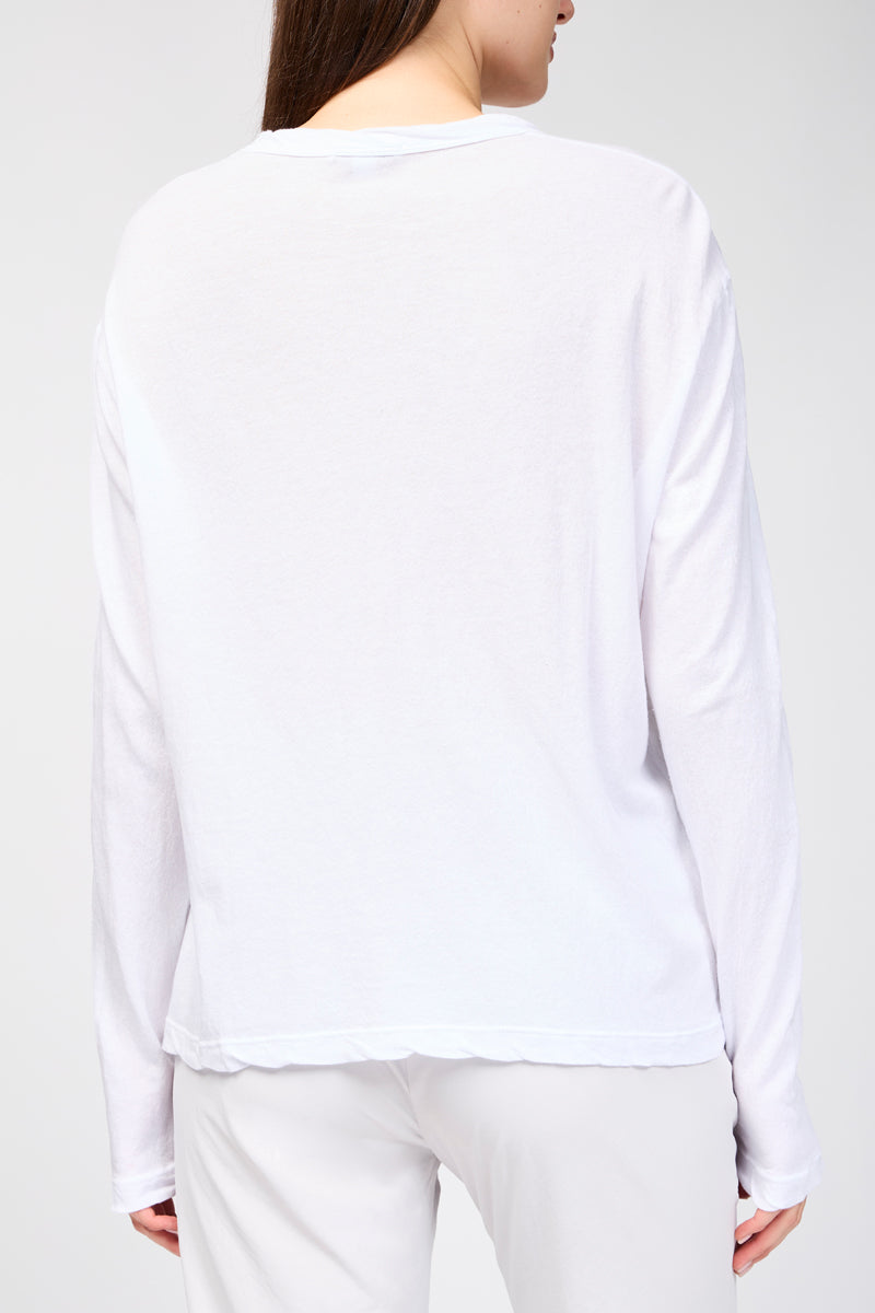 Pull Crepe Jsy Oversized - White - Femme