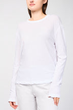 Pull Crepe Jsy Oversized - White - Femme