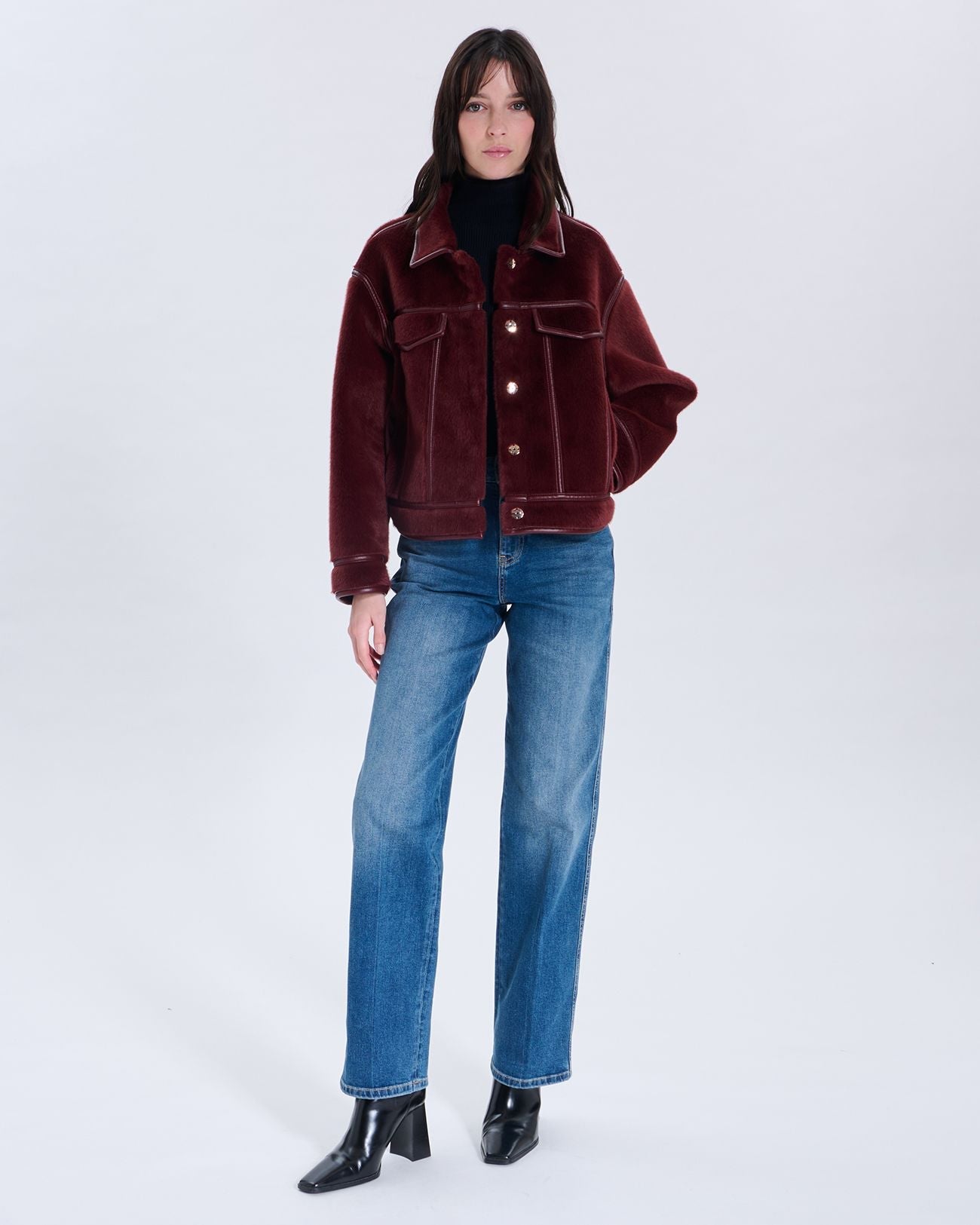 Veste réversible grenat_1