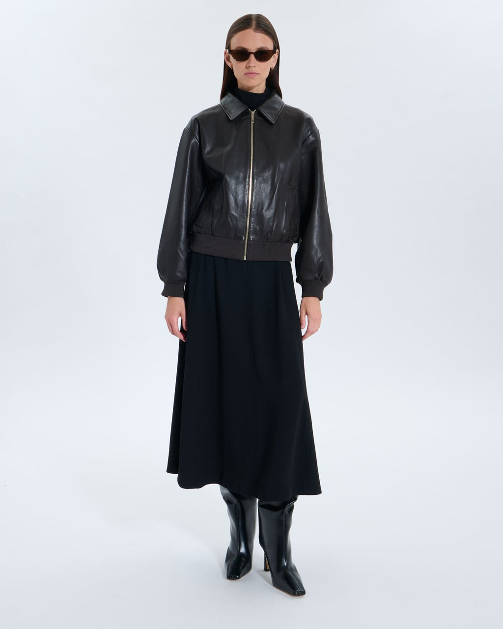 Veste Virgile chocolat en cuir_1