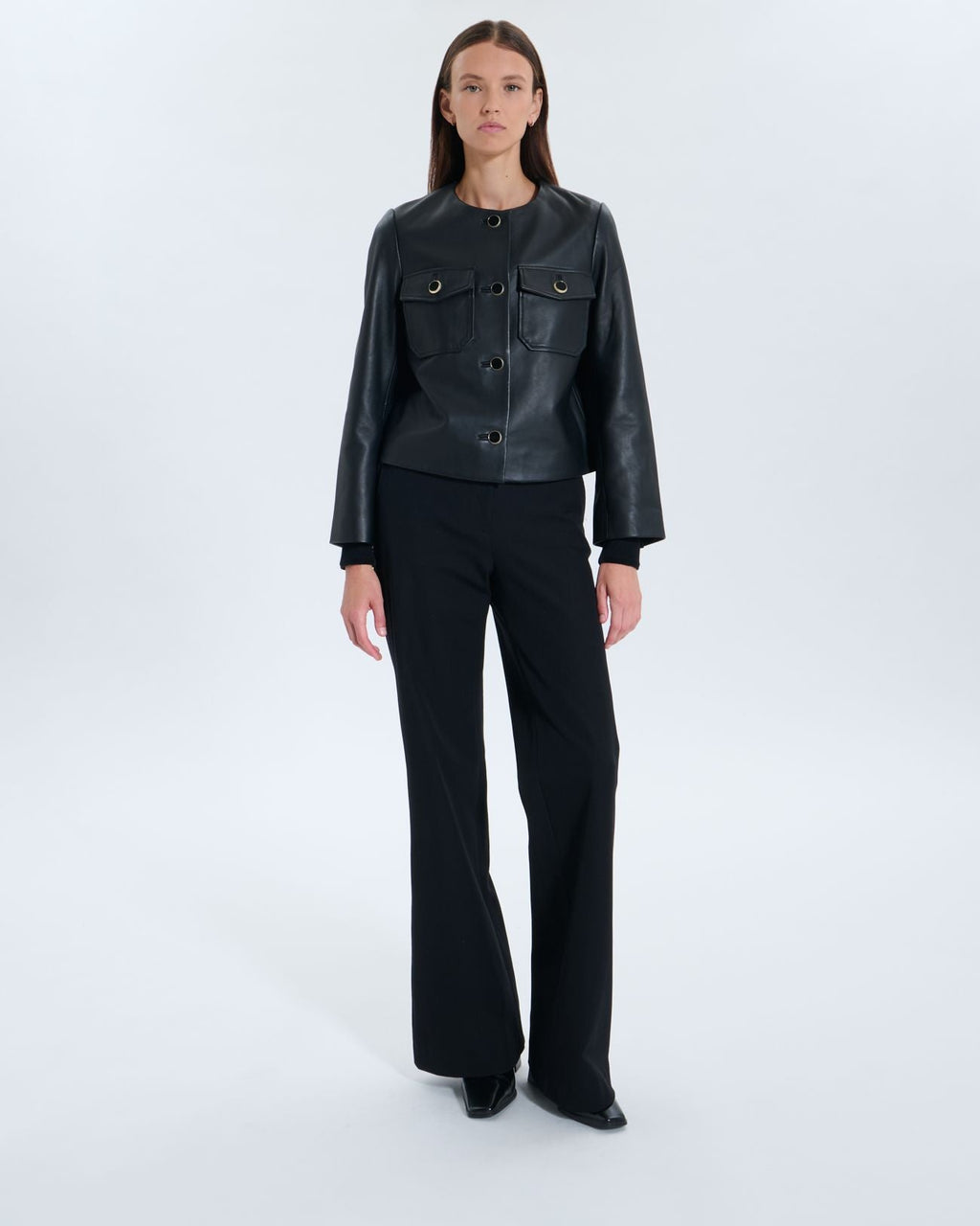 Veste Volia noire en cuir_1
