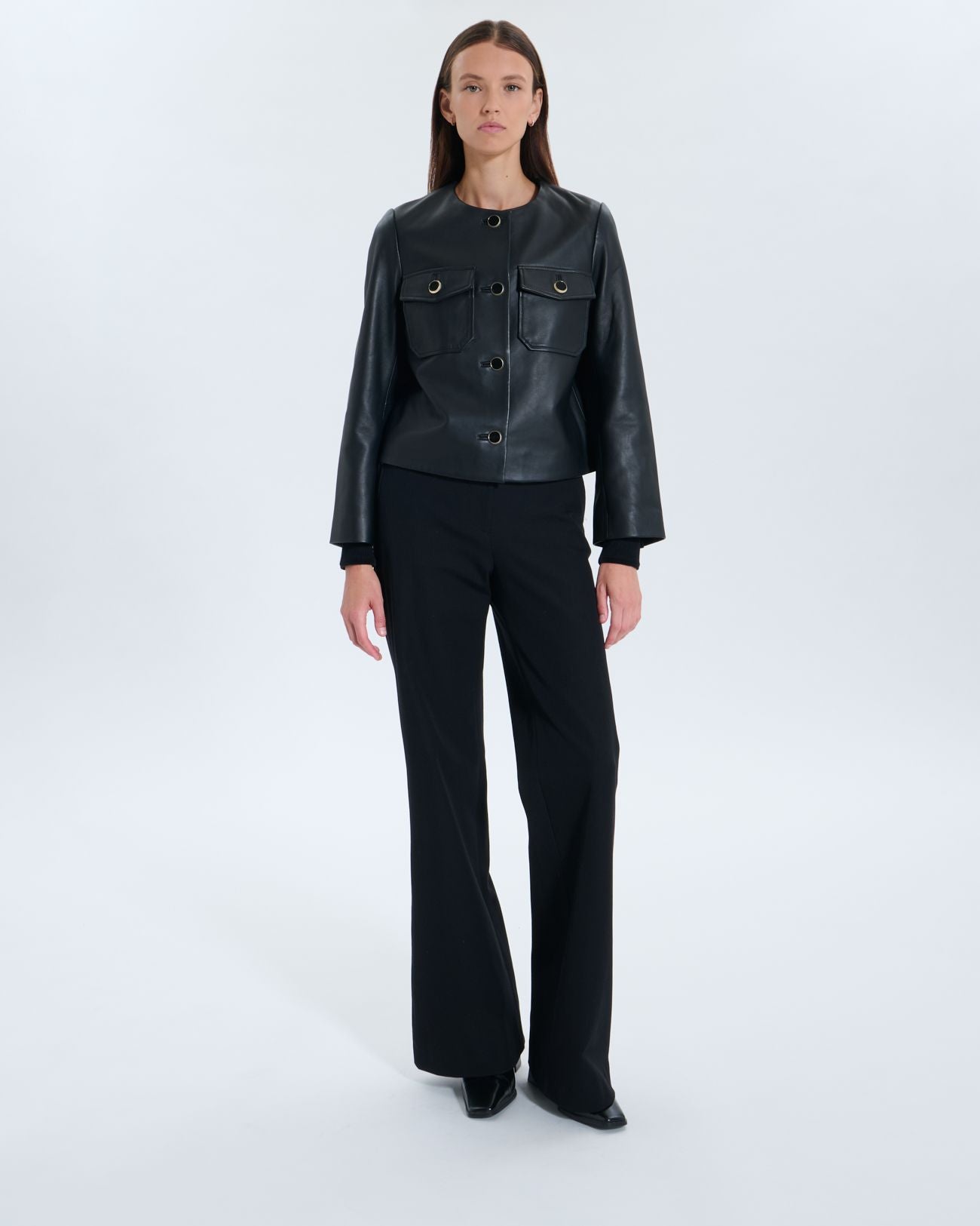 Veste Volia noire en cuir_1