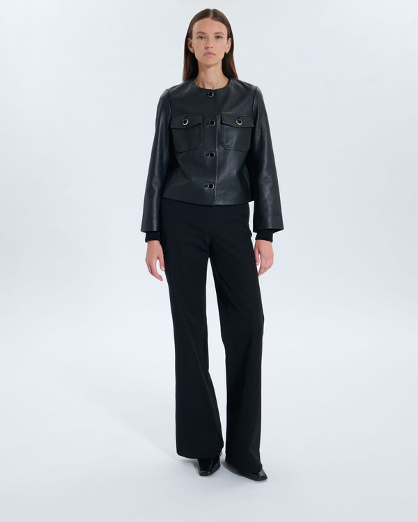 Veste Volia noire en cuir_1