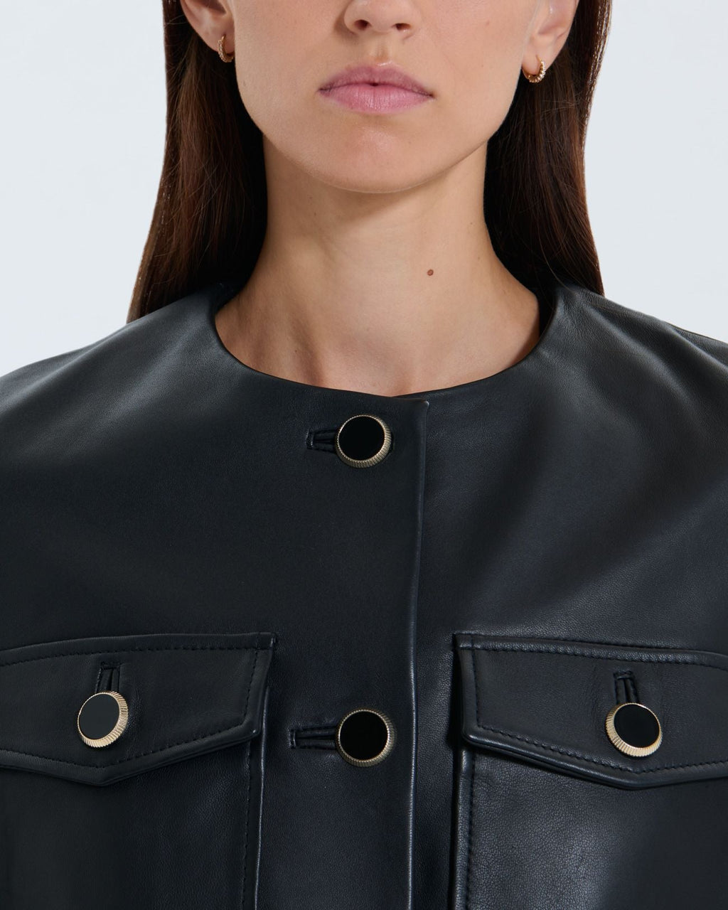 Veste Volia noire en cuir_2