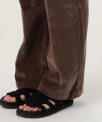 Pantalon Soft Wide Panel - Fox Pigment - Femme