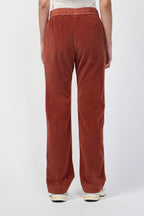 Pantalon Wide Wale Soft Corduroy - Goji Pigment - Femme