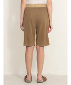 Short De Marche Mi-Long - Pigment Bronze - Femme