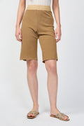 Short De Marche Mi-Long - Pigment Bronze - Femme