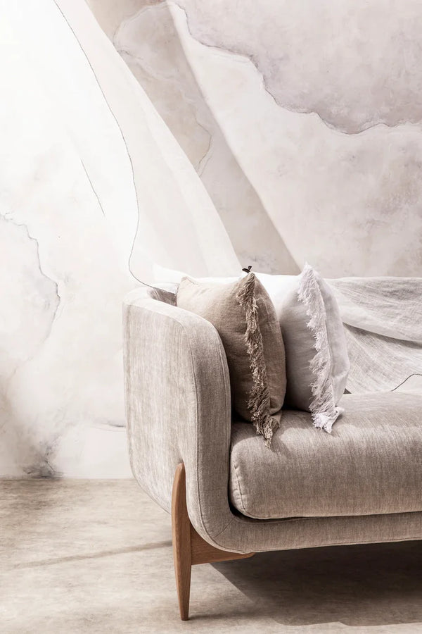 Housse De Coussin Wani - Blanc - 2 Tailles