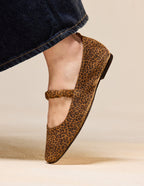 Ballerines Serra - Suède Léopard