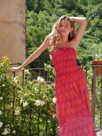 Robe En Lin Casiopea Orange