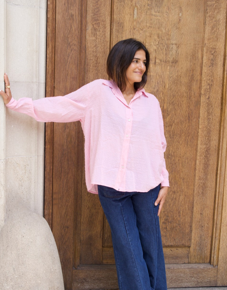 Chemise Cristina Rose