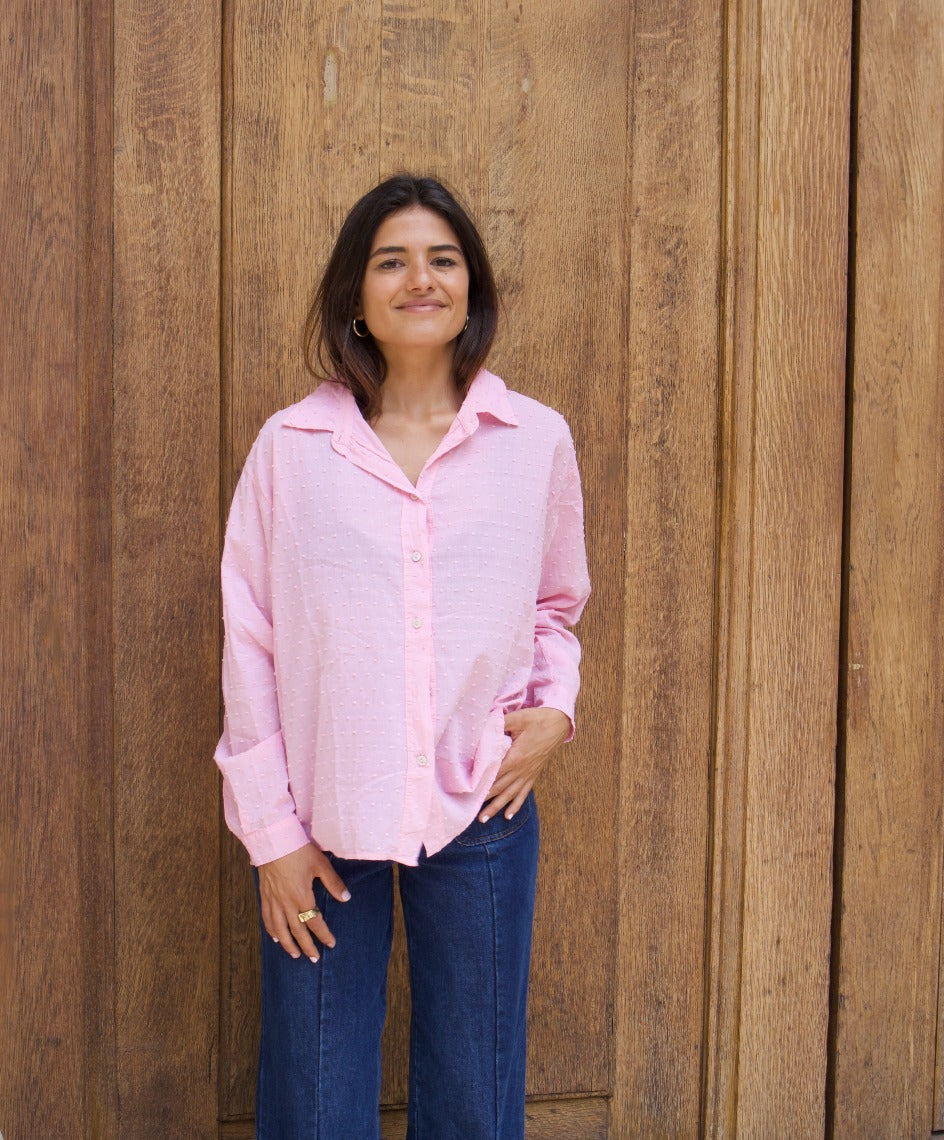 Chemise Cristina Rose