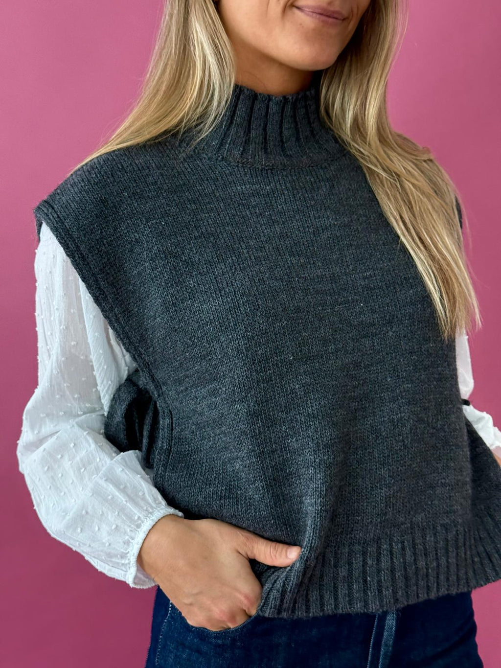 Gilet Julieta Gris
