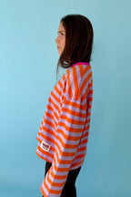 T-Shirt Núria Lavande Et Orange