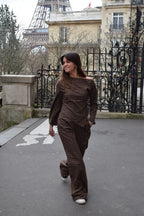 Chemise Top Alia Marron