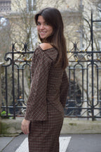 Chemise Top Alia Marron