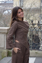 Chemise Top Alia Marron