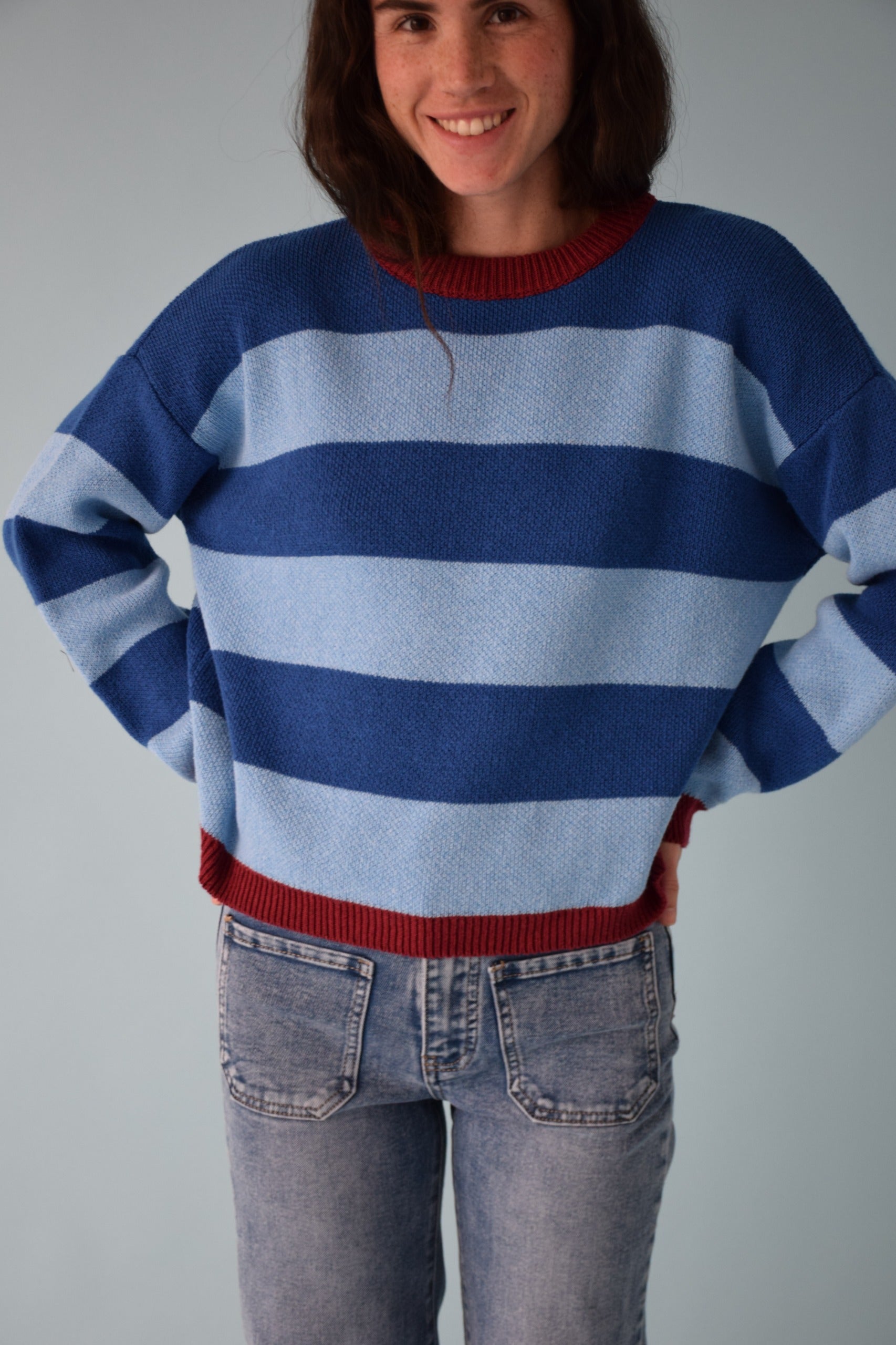 Pull Alexia Rayures Bleu