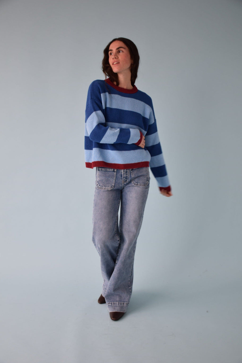 Pull Alexia Rayures Bleu