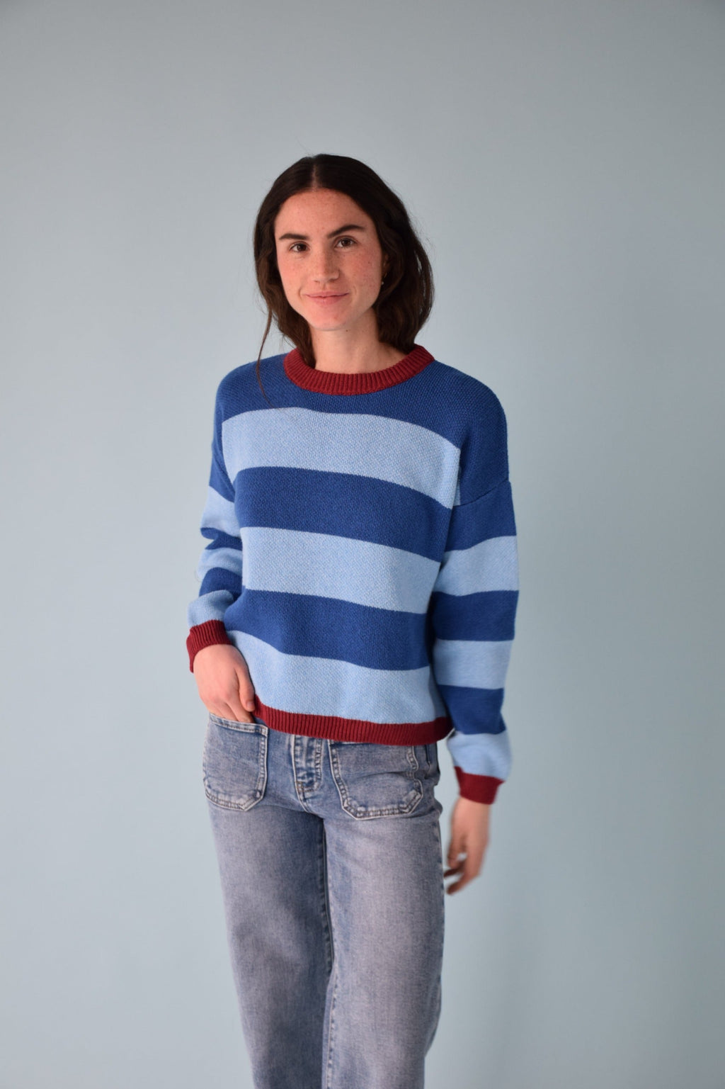 Pull Alexia Rayures Bleu