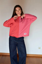 T-Shirt Mariona Rouge Et Rose