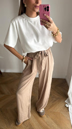 Pantalon Côme Beige